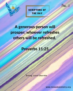 Read more about the article Proverbs 11:25